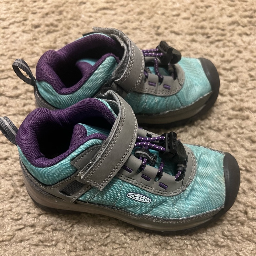 Keen Kids Sneakers - Teal and Purple